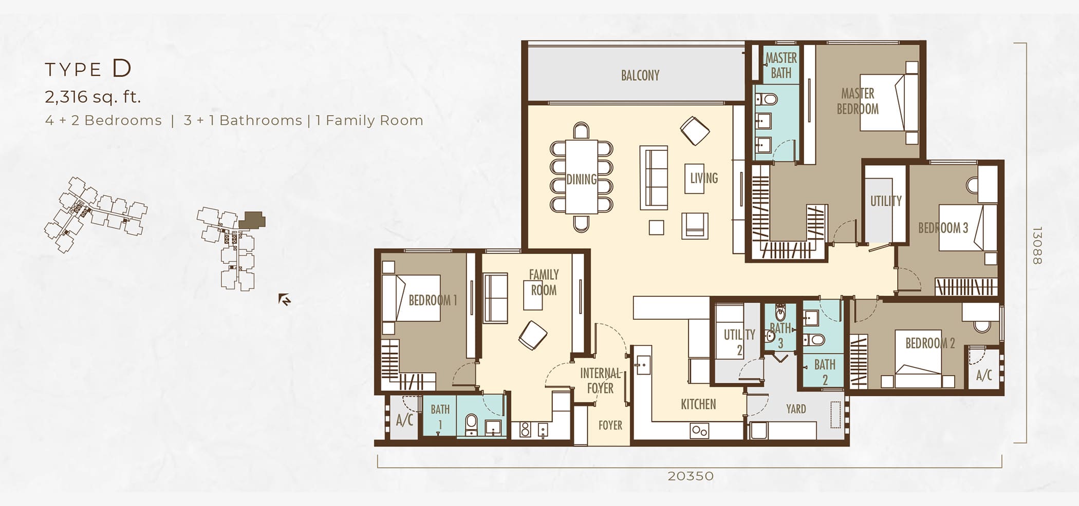 Ayanna Resort Residences Layout Plan